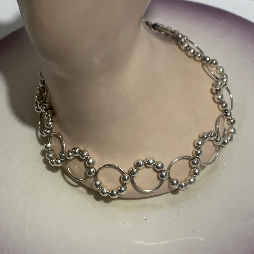 Made in India Signed  H.C 925 Chain Bracelet